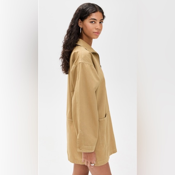 Rachel Comey Ennio Olive Cargo Midi Mini Tan Dress Size 4 New w Tags - Picture 5 of 11